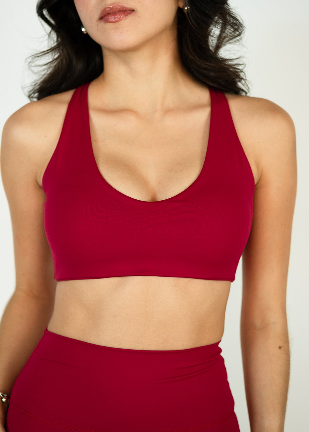 V-Cut Crop Top