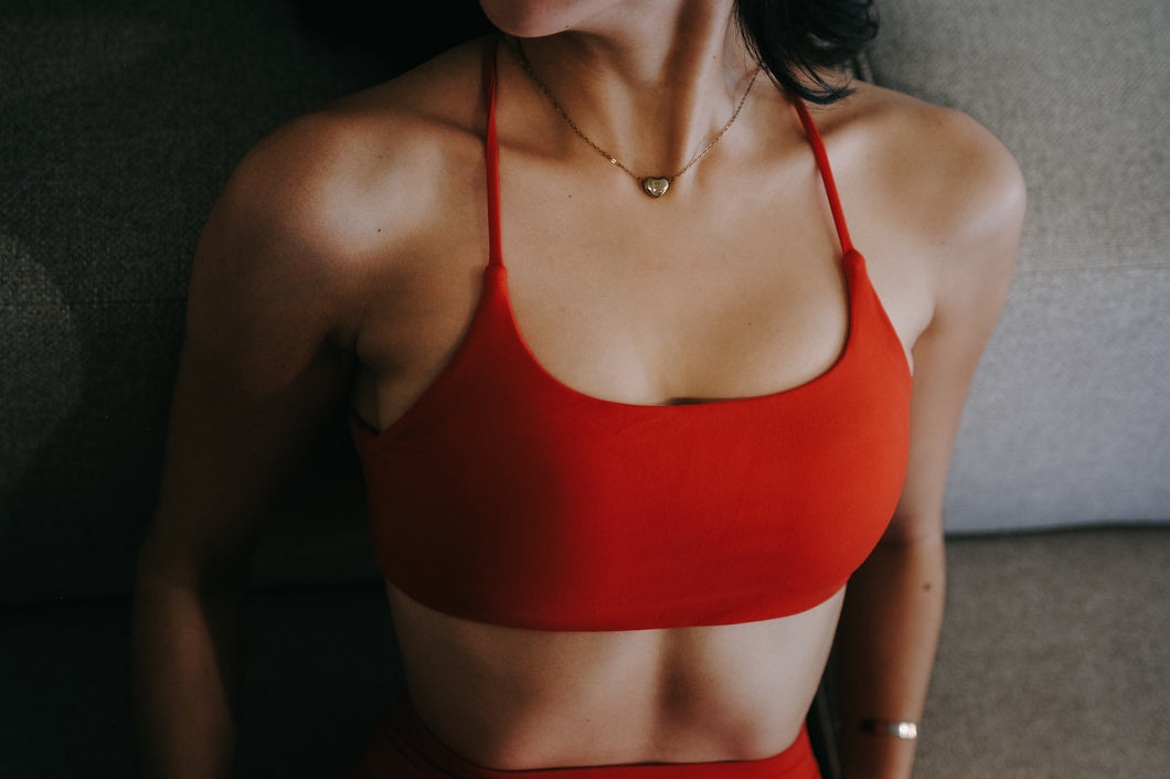 Thin Strap Sport Bra